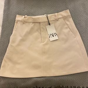 Zara Tan Mini Skirt (w/ tags)